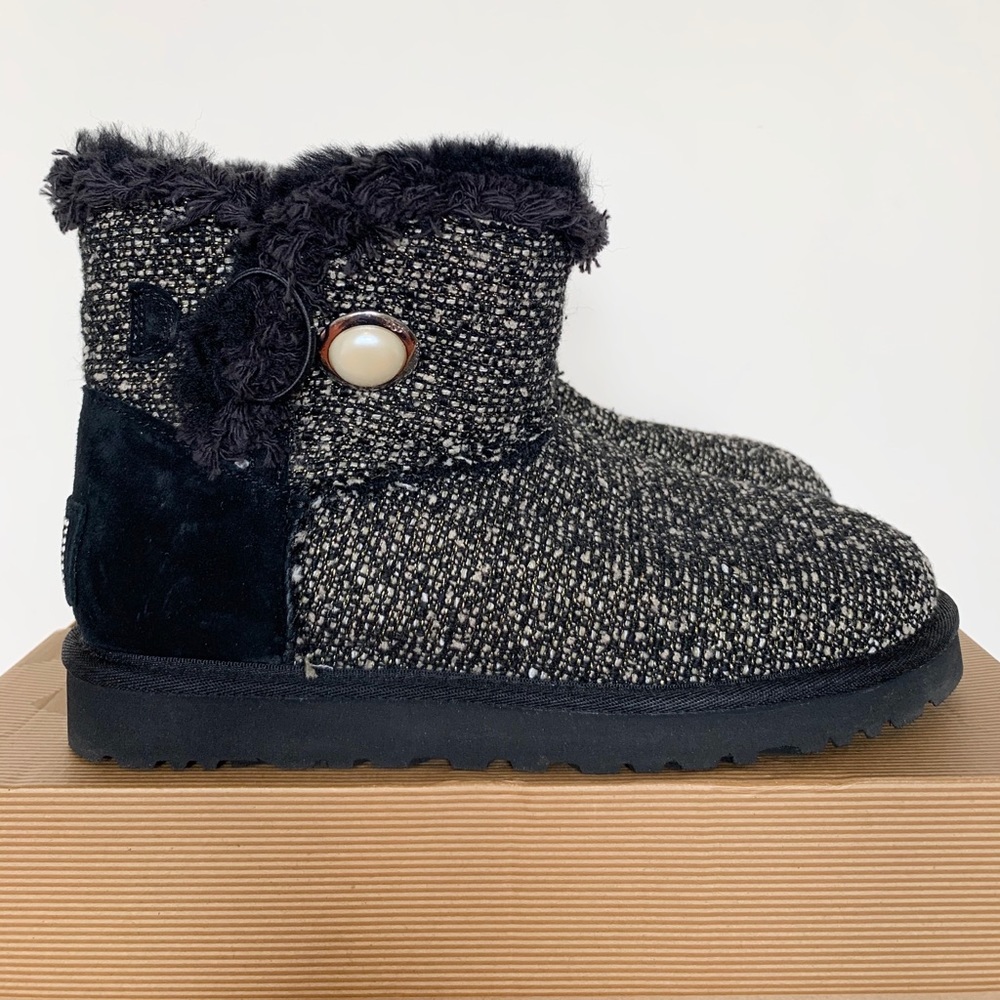 UGG Mini Bailey Button Fancy Boots